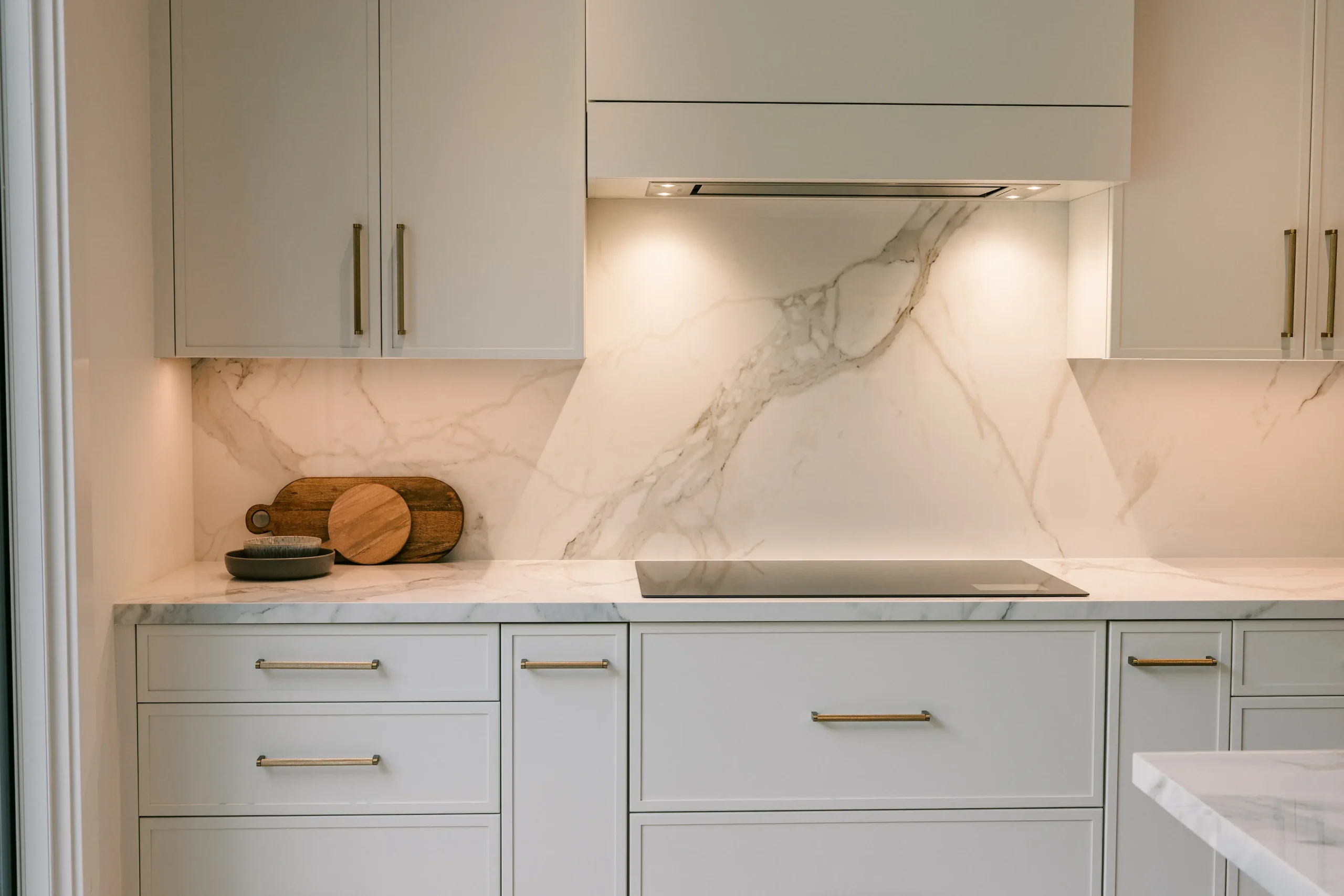 Classic meets modern transitional Crystal kitchen cabinetry